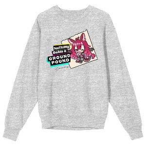 Tasty Peach Kaimeriss Nothing Beats a Ground Pound Sweatshirt-3XL