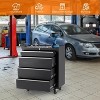 Metal Rolling Tool Chest with 4 Drawers, Detachable Top Section, Auto-Locking Drawers, Lockable Wheels, Garage & Workshop Tool Storage Organizer - 2 of 4
