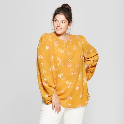 target yellow blouse