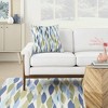 Waverly Bits N Pieces 20" x 20" Navy Indoor/Outdoor Throw Pillow - 4 of 4