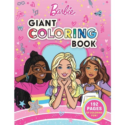 Barbie: Giant Coloring Book - by Mattel (Paperback)