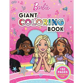 Barbie: Giant Coloring Book - by  Mattel (Paperback)