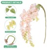 Unique Bargains Silk Durable UV-resistant Artificial Plant 3 Pcs - 2 of 4