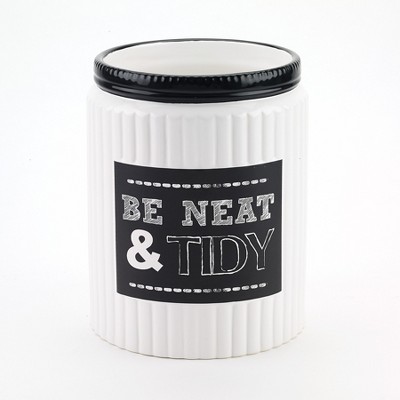 Avanti Chalk It Up Waste Basket - White