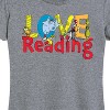 Women's - Dr. Seuss - The Cat In The Hat Book Cover Love Reading Short Sleeve Graphic T-Shirt - 2 of 4