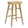 Modway Saville Backless Wood Counter Stools - Set of 2 - 2 of 4