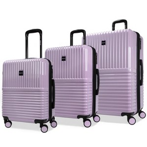 World Traveler Dejuno Tonal 3-Piece High-Quality Polycarbonate Lightweight Hardside Expandable Spinner Luggage Set with TSA Lock - 1 of 4