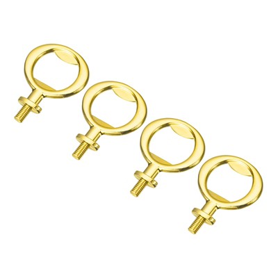 Unique Bargains Zinc Alloy Screw Flat Beer Soda Bottle Opener for Home Party 4 Pcs