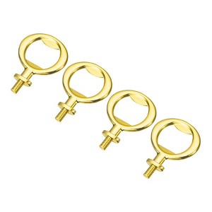 Unique Bargains Zinc Alloy Screw Flat Beer Soda Bottle Opener for Home Party 4 Pcs - 1 of 4