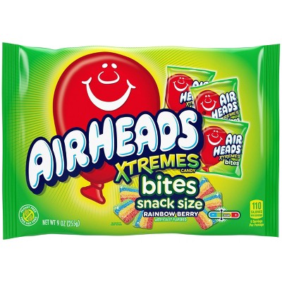 Airheads Xtremes Bites Snack Size Laydown Bag - 9oz