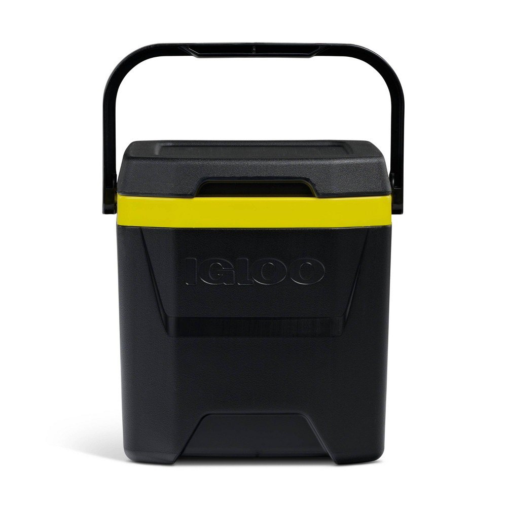Igloo Cool 18 Cans/12 qt Transformative Hard-Sided Cooler - Black/Livewire Yellow