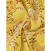 INSPIRE CHIC Women's V Neck Flutter Sleeve Smocked Waist Bohemian Dress - 4 of 4