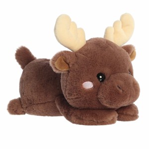 Aurora Medium Matty Moose Too Cute Playful Stuffed Animal Brown 10" - 1 of 4