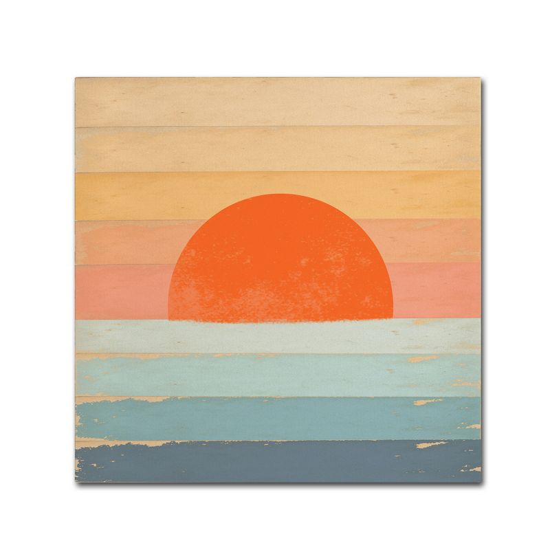 Trademark Fine Art - Tammy Kushnir 'Sunrise Over the Sea' Canvas Art, 2 of 4
