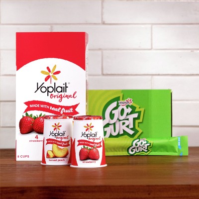 Yoplait Go-Gurt Berry/Cherry Fat Free Kids&#39; Yogurt - 40oz/20ct