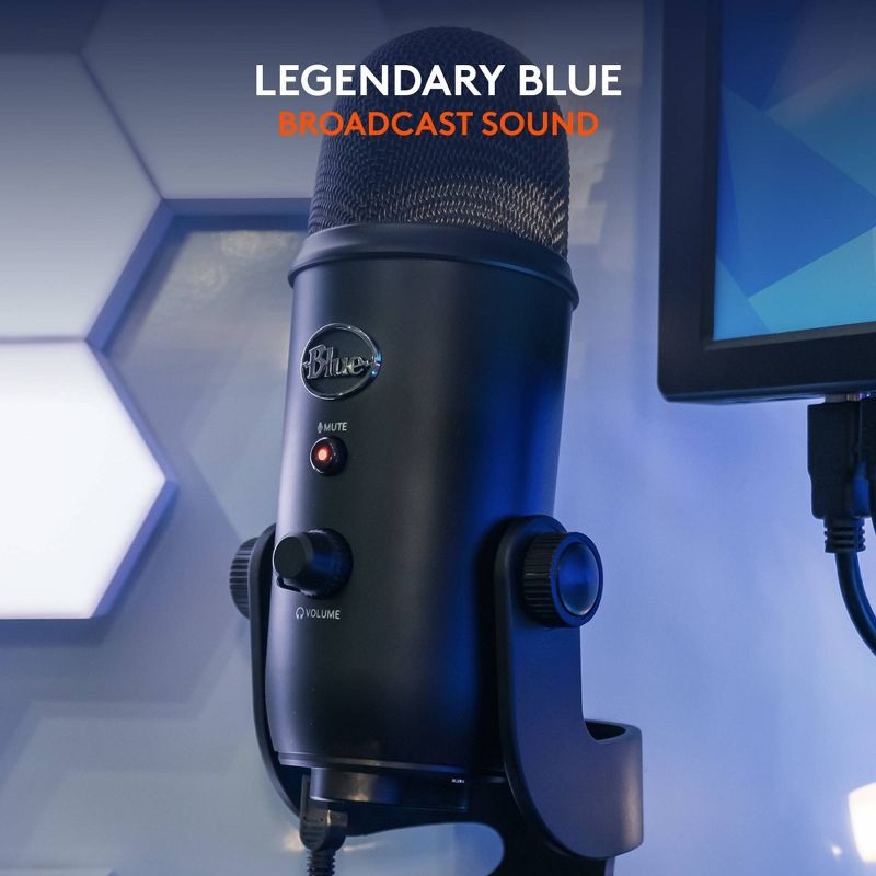 Blue Blackout Yeti Gaming and Streaming Microphone, 3 of 15
