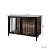Akoasm Wooden Dog Crate Furniture With Double Doors Indoor - 2 of 4