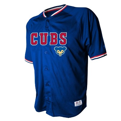 chicago cubs button up jersey