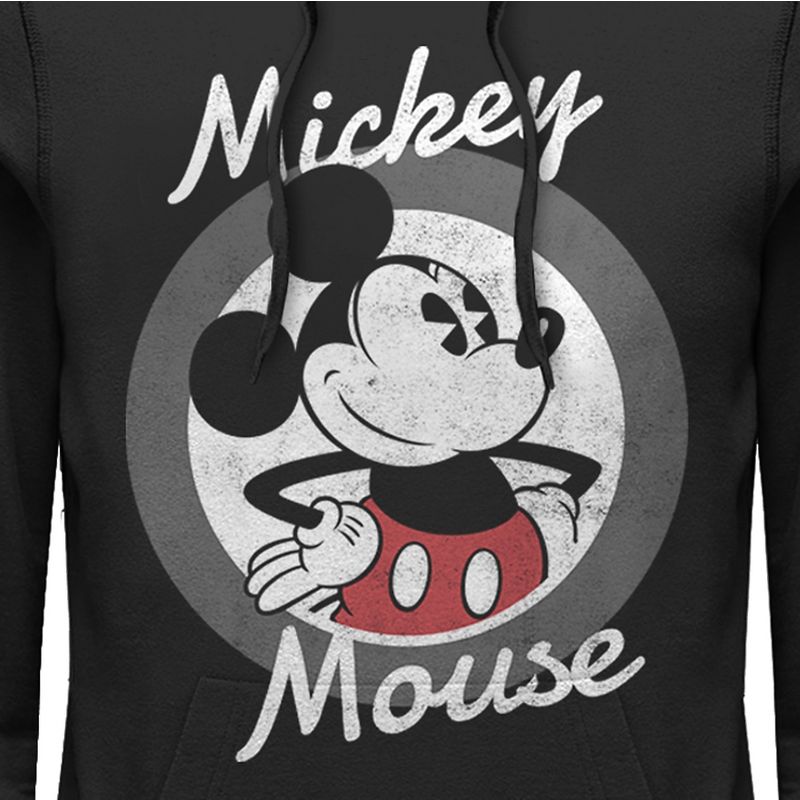 Men's Mickey & Friends Classic Circle Pull Over Hoodie, 2 of 5