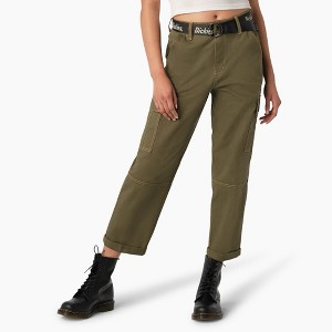 Dickies Women's Contrast Stitch Cropped Cargo Pants - 1 of 4