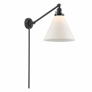 Cone - 1 Light Swing Arm Wall Sconce In Industrial Style-16 Inches Tall and 12 Inches Wide - 1 of 1
