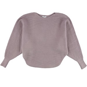 bar III Womens Ribbed Pullover Sweater - 1 of 2