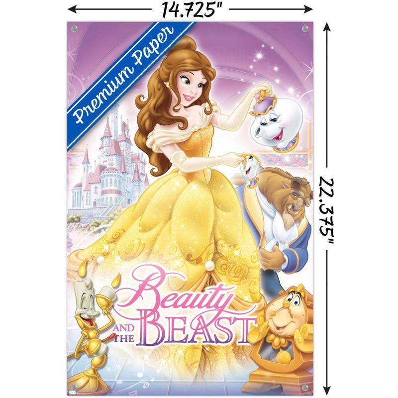 Trends International Disney Beauty And The Beast - Cover Unframed Wall Poster Prints, 3 of 7