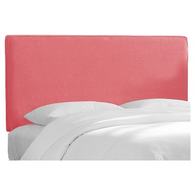 Austin Headboard Linen Coral Twin - Skyline Furniture