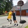 Safstar 5.5-7.5FT Adjustable Portable Basketball Goal System w/Shatterproof Backboard - 3 of 4