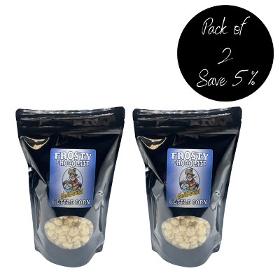 Gold Dust Kettle Corn 6 oz White Chocolate Covered Kettle Corn Gluten Free Non-GMO - Pack of 2