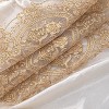 RT Designers Collection Daisy Embroidery Grommet Curtain Panel With Attached Valance 54" x 84" Beige/Gold - 3 of 4