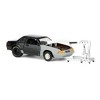 1/64 1987 Ford Mustang LX Project Car Black & Gray w Red Door LP Diecast 51536-B - 2 of 4