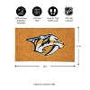 EvergreenNHLNashville Predators Logo Natural Coir 28 x 16 Inches Indoor Outdoor Doormat - 3 of 4