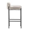 Modern Mid-Back Counter Height Barstool - WOVENBYRD - 4 of 4