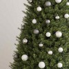 Christmas Ball Set Set of 61 Shiny white Plastic Various sizes - 4 of 4