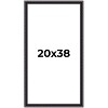 PosterPalooza | Antique Red Picture Frame - UV Acrylic, Foam Board Backing, Hanging Hardware - 2 of 4