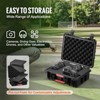 VEVOR Weatherproof Hard Case, Heavy Duty Protective Dry Box Case with Pre-cut Foam, and Retractable Pull Handles for Travel, Hunting, Military - 4 of 4