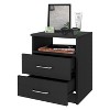 NicBex 2 Drawers Dresser for Bedroom with 1 Open Shelf,Chest of Drawers with White Metal Handle,Storage Dressers for Bedroom - 4 of 4