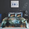 PiccoCasa Queen Polyester Galaxy Stars Themed Bedding Sets 4 Pcs - 2 of 4