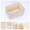 REGALWOVEN Fabric Foldable Closet Storage Bins with Handles 2 Pcs - 2 of 4