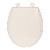 Round Toilet Seat with Cover,Potty Training Seat for Toilet Soft Close,Slow Close Toilet Seat and Cover, Universal Fit for Standard Toilets - 2 of 4