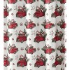 Kate Aurora Holiday Living Red Trucks Evergreens And Candy Canes Sparkly Christmas Fabric Shower Curtain - 3 of 3