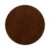 Kate and Laurel Faiza Wood Side Table, 18x18x20, Walnut Brown - 4 of 4