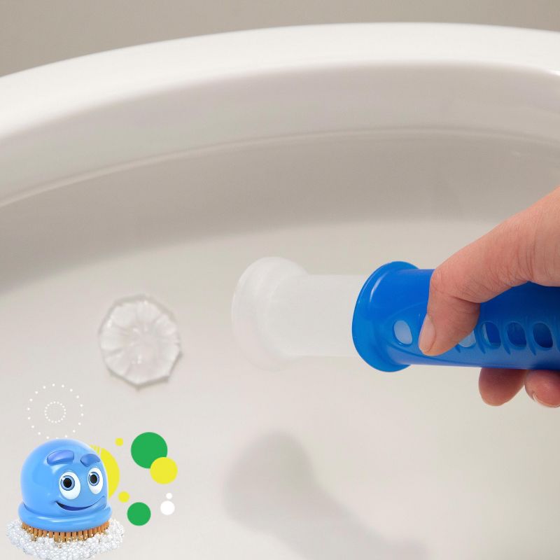Scrubbing Bubbles Rainshower Scent Fresh Gel Toilet Cleaning Stamp, 3 of 13