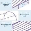 TackView Canopy Bed Frame with Upholstered Headboard,Arched Decorative Design,Kids Bed with Underbed Storage - 2 of 4