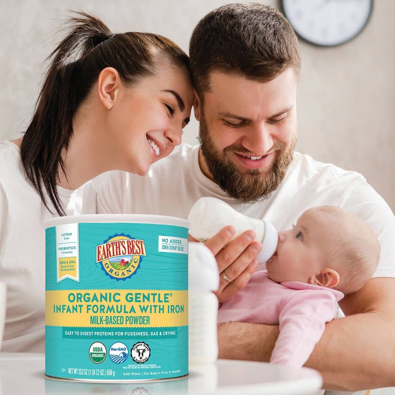 Earth&#39;s Best Organic Gentle Powder Infant Formula  - 21oz, 5 of 6