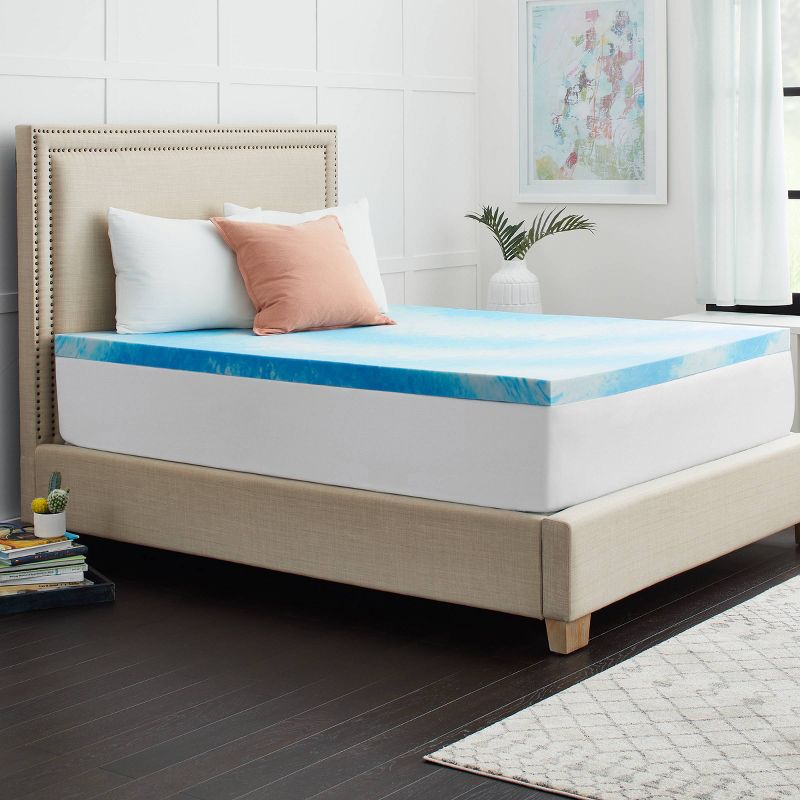 Sealy SealyChill 4" Memory Foam Mattress Topper with Cover, 5 of 9