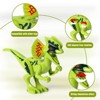 4-Pack Dinosaur Building Block Toys in Plastic Eggs, Surprise Toys for Kids, Party Favors, STEM Toys, Birthday Gifts. - 4 of 4