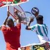 AND1 Enigma 27.5 Basketball : Youth Sized Rubber Streetball for Indoor and Outdoor Use, Deep Channel Construction and Durability, Includes 10” Pump - 4 of 4
