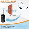Pyle UHF Wireless Microphone System, Handheld and Lavalier Mics, LED Display, 160+ ft. Range - 3 of 4